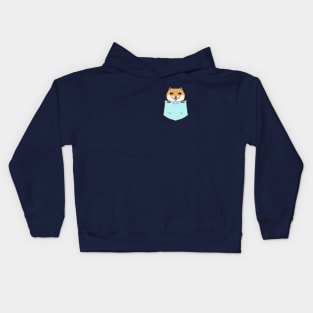 Cute Hamster in the Pocket Kids Hoodie